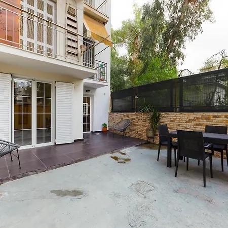 Peaceful Studio Private Garden Office Espresso Athens Exterior photo